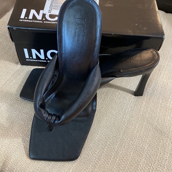 INC Women’s Open Shoes Size 9.5 M SAGEEP Black Color New with Box - Picture 4 of 7